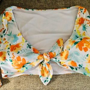 New Cupshe bikini, retro floral!  New with tags!